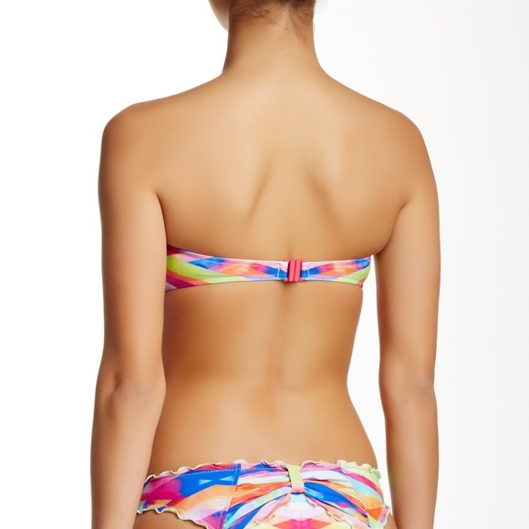 NWT Seafolly Prismatic Bandeau Swim Top [SZ 10 US  ] No straps‎ - Picture 3 of 6